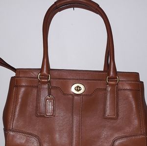 Original Brown Tan Coach Bag